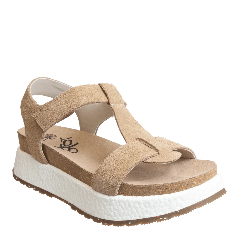 MEND in BEIGE Platform Sandals