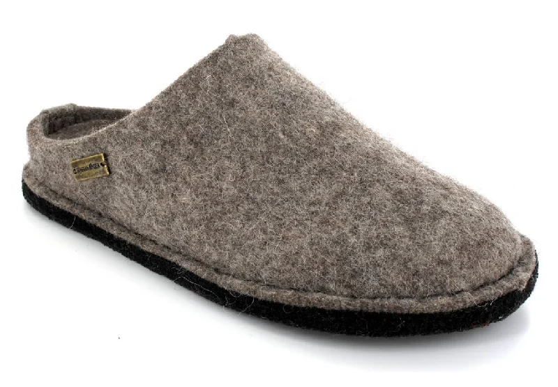 Slippers with firm soles-HAFLINGER® Felt Slippers with Arch Support Flair Soft, turf