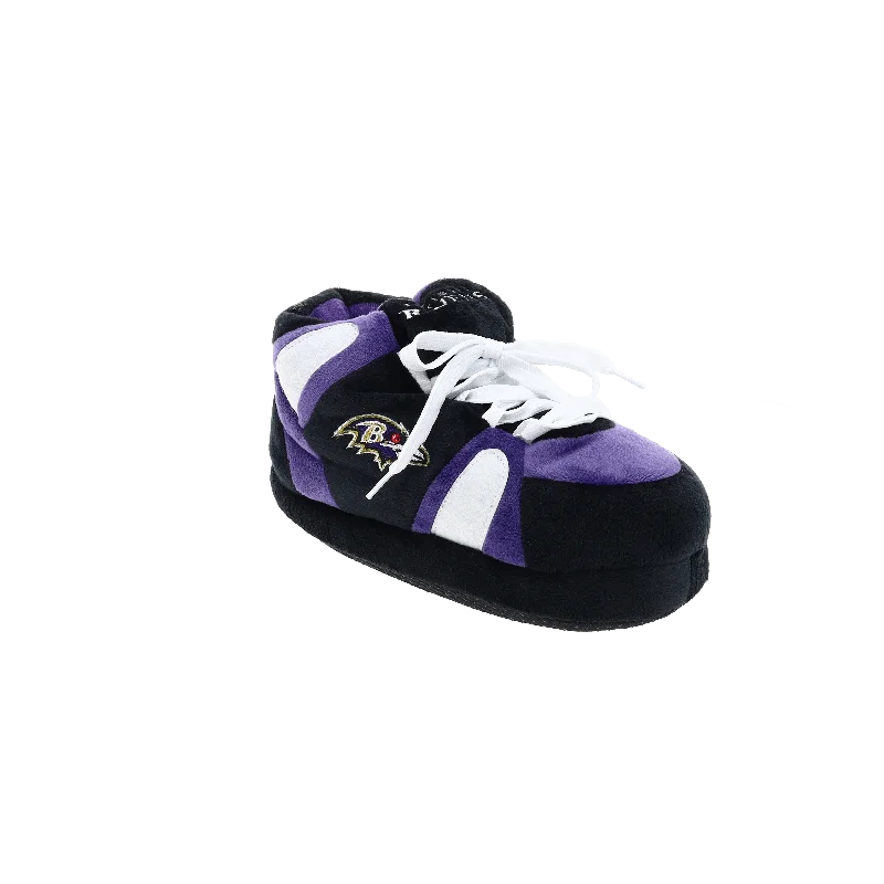 Slippers with bold soles-Baltimore Ravens Slippers