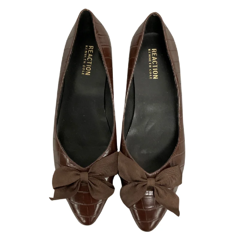 craft flats handmade-Suede flats for womenShoes Flats By Kenneth Cole Reaction In Brown, Size: 7.5